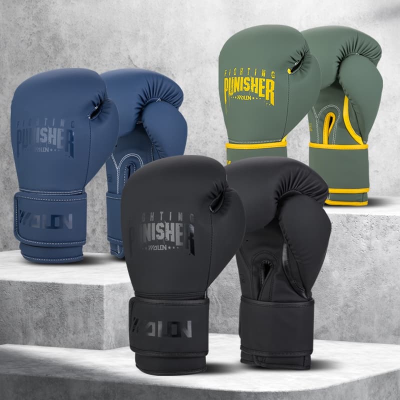 Wolon 10-16OZ Adultos Macio Luvas De Boxe Do Plutônio MMA Muay Thai Sanda Artes Marciais Luta Saco Equipamento Treinamen
