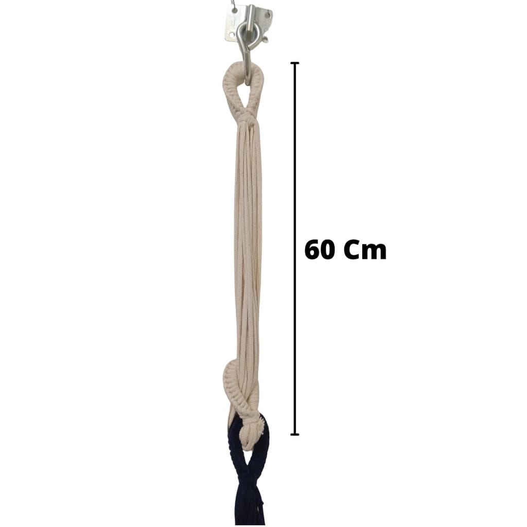 Extensor De Rede 100% Algodão Aumenta 60 Cm (par)