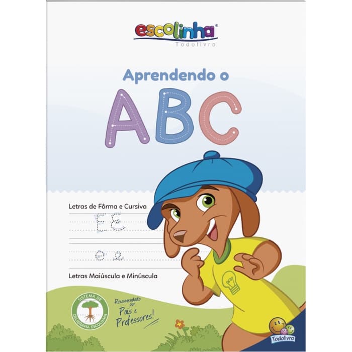 Livro Aprendendo Abc = Primeiros Traços Rumo A Alfabetização