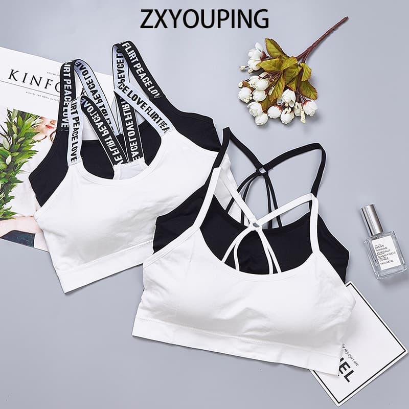 ZXYOUPING 1/4 pcs sutiã com bojo kit，sutiã bojo sem aro， de algodão soft plus，sutiã sem costura confortável