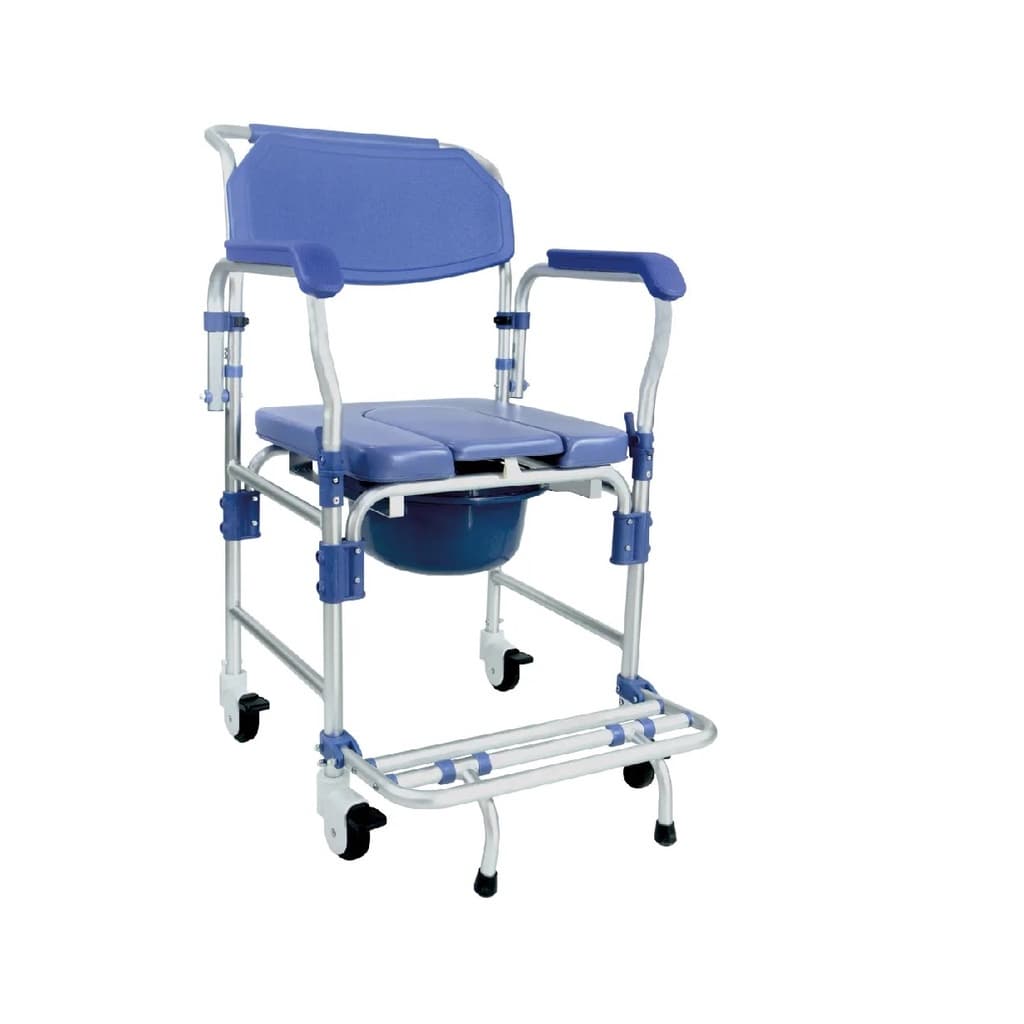 Cadeira de Banho Higiênica Alumínio D60 Dellamed Conforto Para Usuários