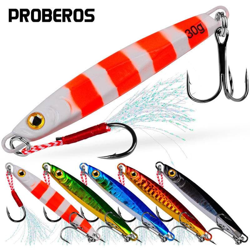 Peixe De Chapa De Ferro De Isca Longa Chumbo 7g 10g 15g 20g 30g Pesca No Mar Robalo Lantejoulas De Metal