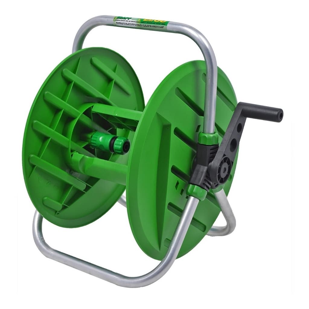 Aparelho Enrolador De Mangueira Fixo Em-60 Verde Trapp