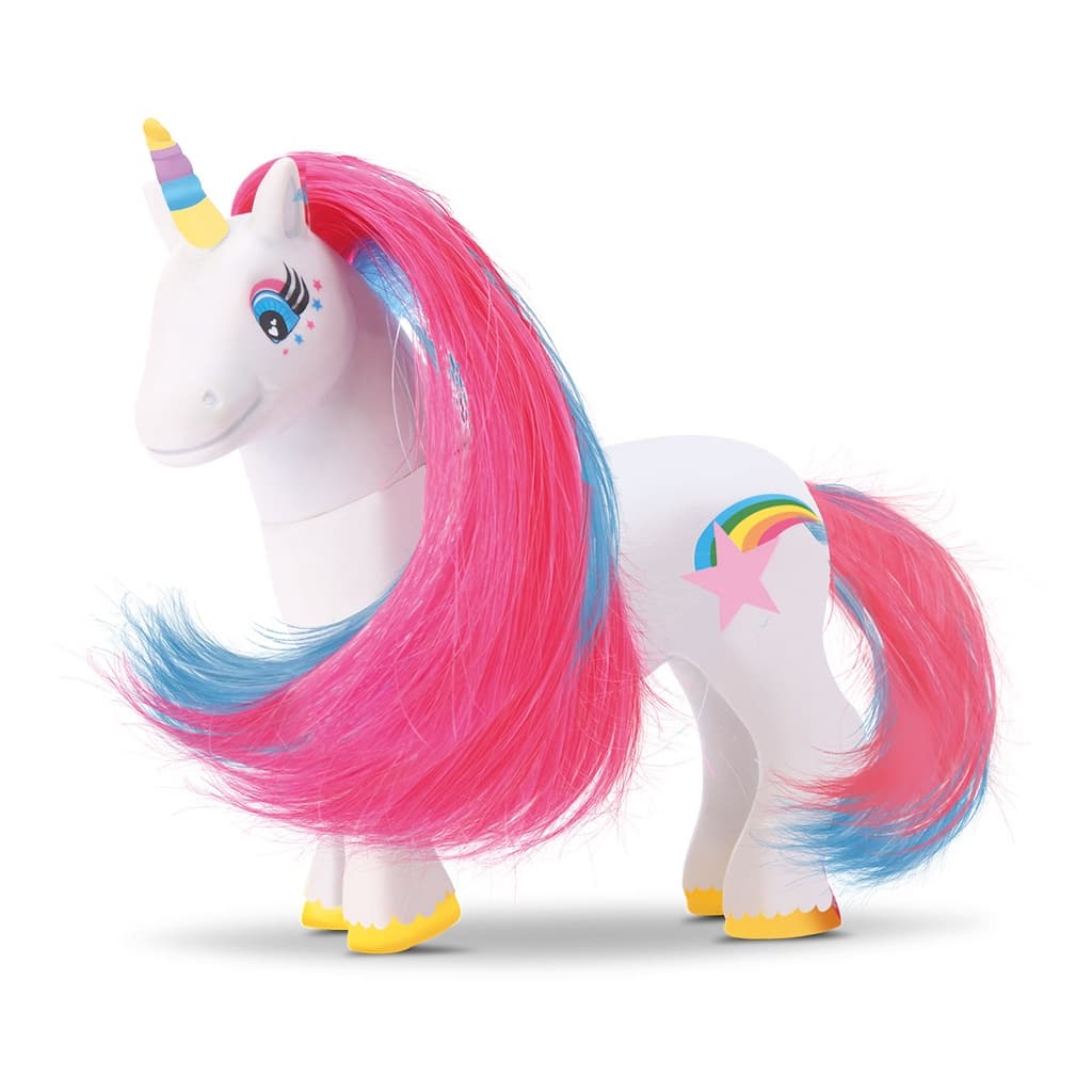 Unicórnio De Cabelos Coloridos Para Pentear Brinquedos Little Bee - Bee Toys