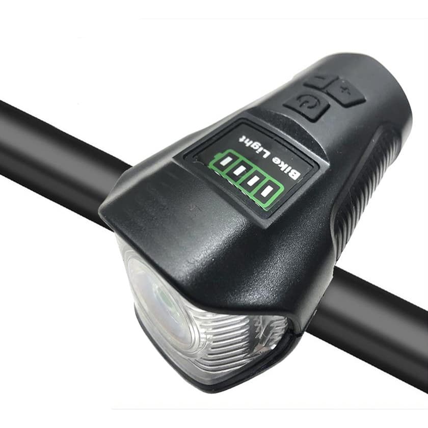 Farol Farolete Led Bike Sinalizador Forte C/ Buniza Alta T6