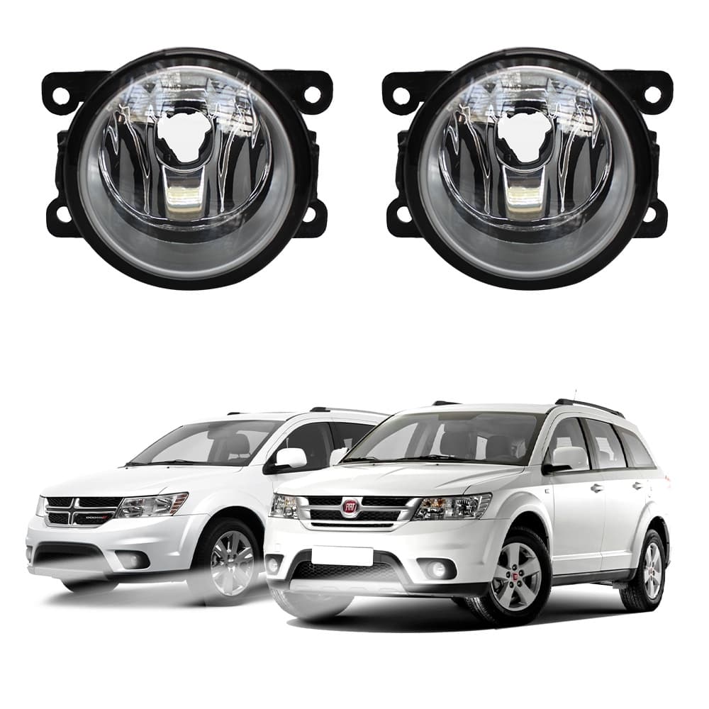 Farol de Milha Freemont 2011 a 2012 Journey 2009 a 2014 Par Farol Auxiliar Carro Lente Vidro Neblina