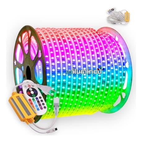 Mangueira Led 5050 Rgb Colorido de 1 a 25 metros com Fonte que Suporta Até 100m