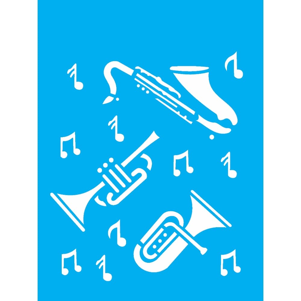 Stencil OPA Instrumentos Musicais 15x20cm – 426