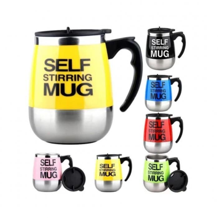 Caneca  Mixer Automática Mistura Shake Café Chá 400ML / Preço & Tal