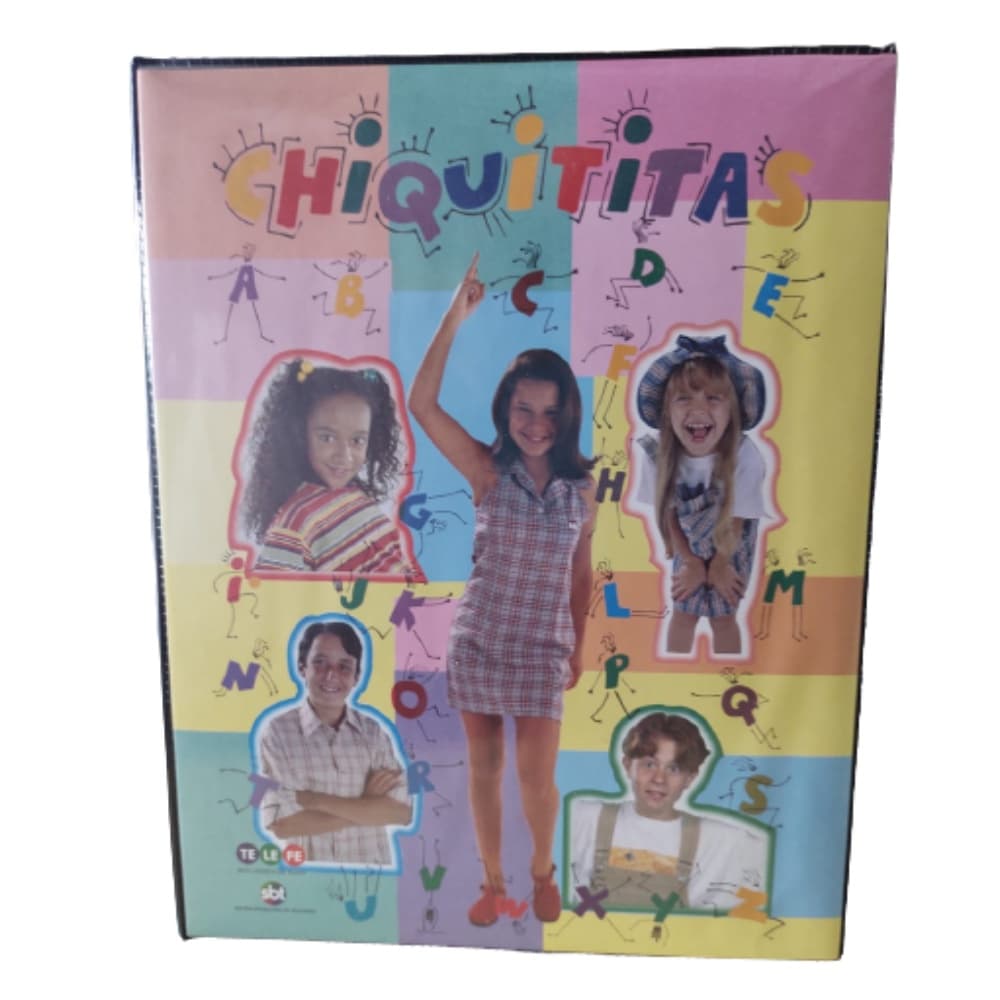 Fichário Caderno Escolar Argola Chiquititas Alfabeto