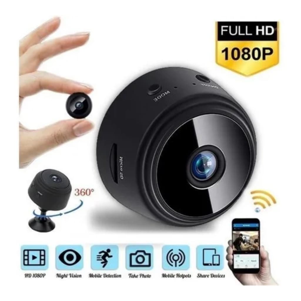 Mini Micro Camera Espiã: A Segurança que Você Precisa em Full HD / Preço & Tal