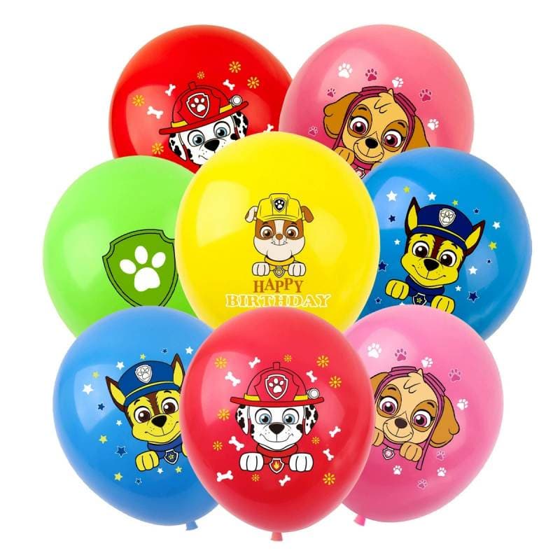 Balão de 12 polegadas de látex para cães / Balão de decoração para festas de aniversário para crianças