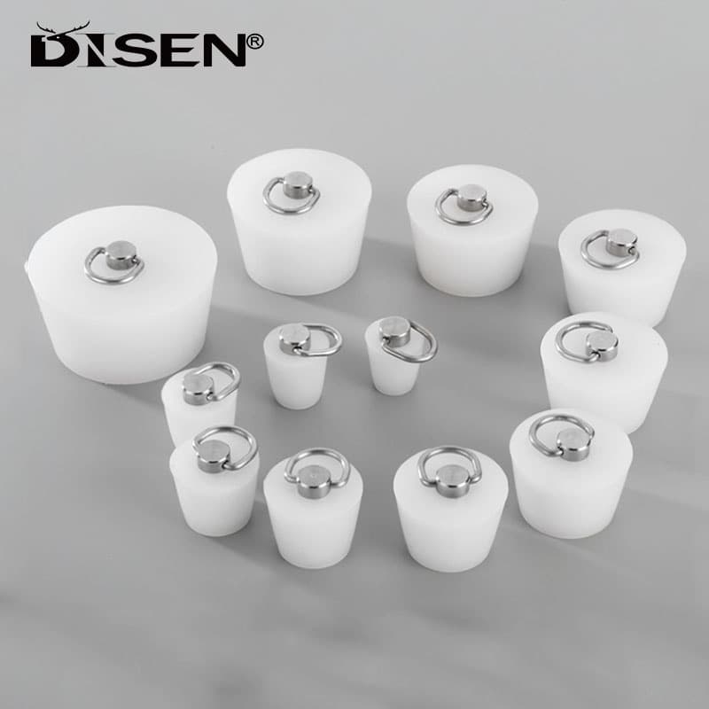 1PC Tampão De Vedação De Silicone Banho De Esgoto Com Piso De Maçaneta Tampa De Desodorante Anel De Cozinha Acessório De Drenagem De Banheiro