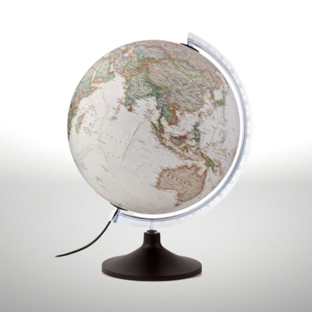 Globo Terrestre Carbon Executive National Geographic iluminado  - 30cm