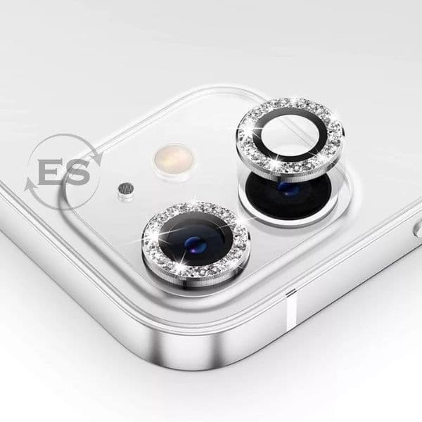 Kit 2 Películas Lente Câmera Diamante iPhone 11 Charme Beleza e Proteção