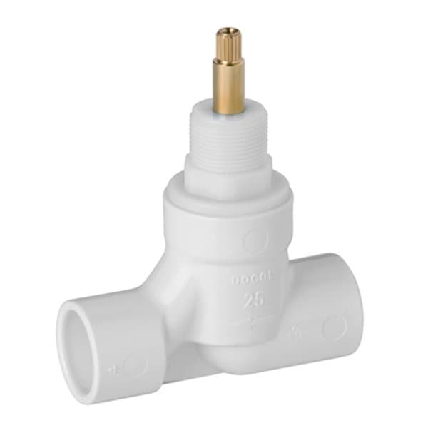 Registro de Pressão DocolBase BaseTec PVC Cerâmico 1/2 Volta 25 mm Docol