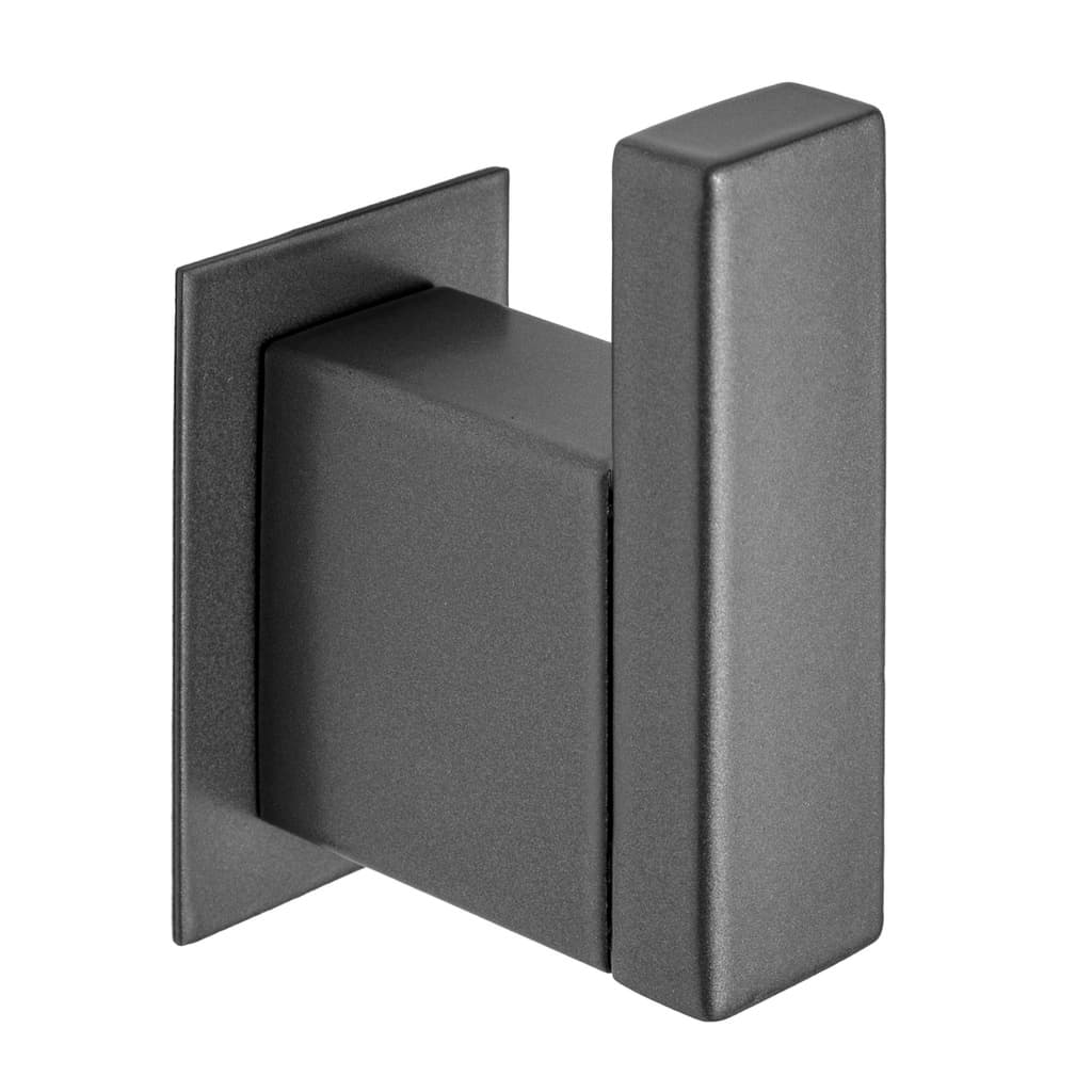 Cabide Simples Inox Grafite - Kromus RT0301G