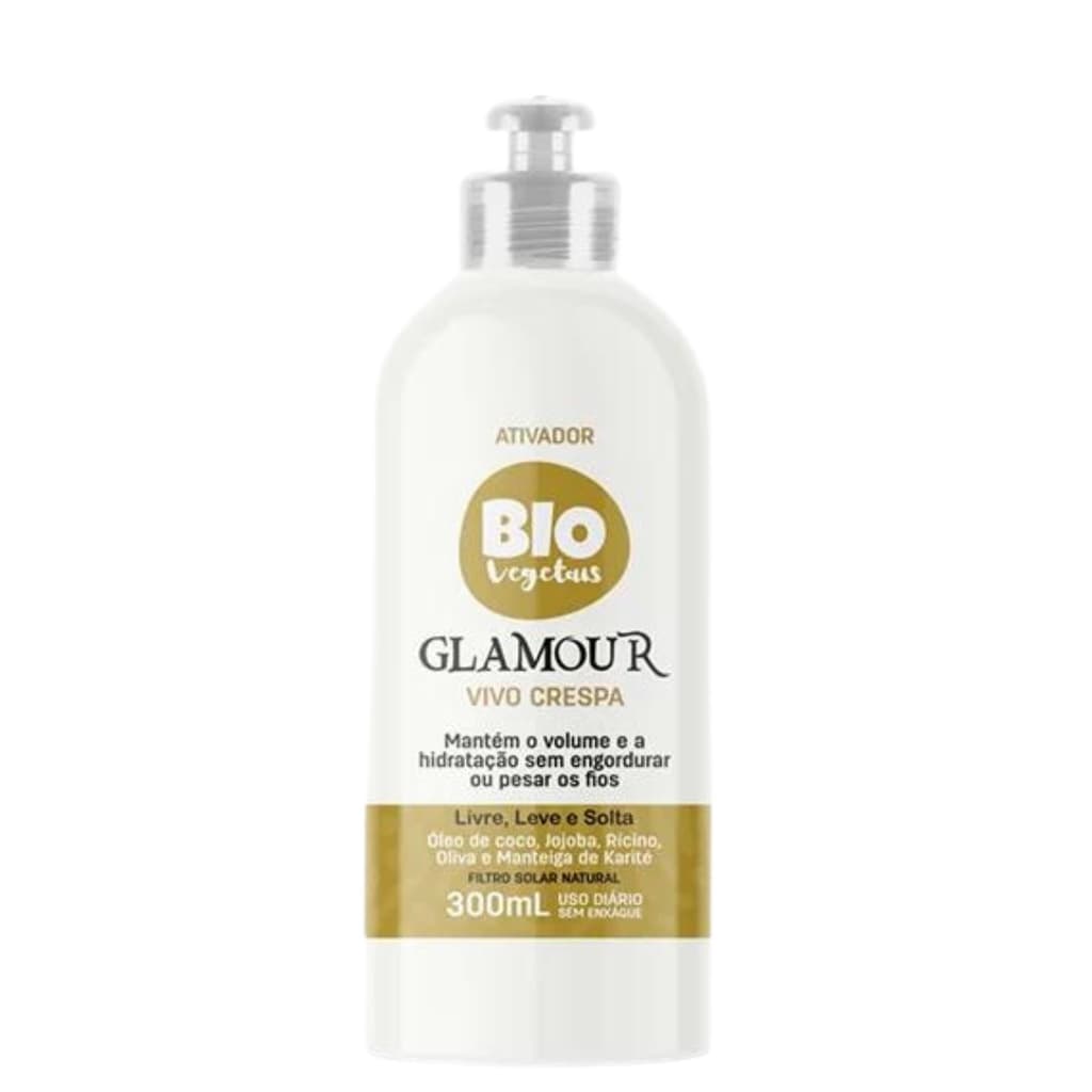Ativador Vivo Crespa Glamour Biovegetais 300ml Trihair
