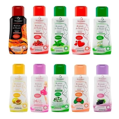 Kit 12 Sabonetes Liquidos Íntimos Aromas do Brasil