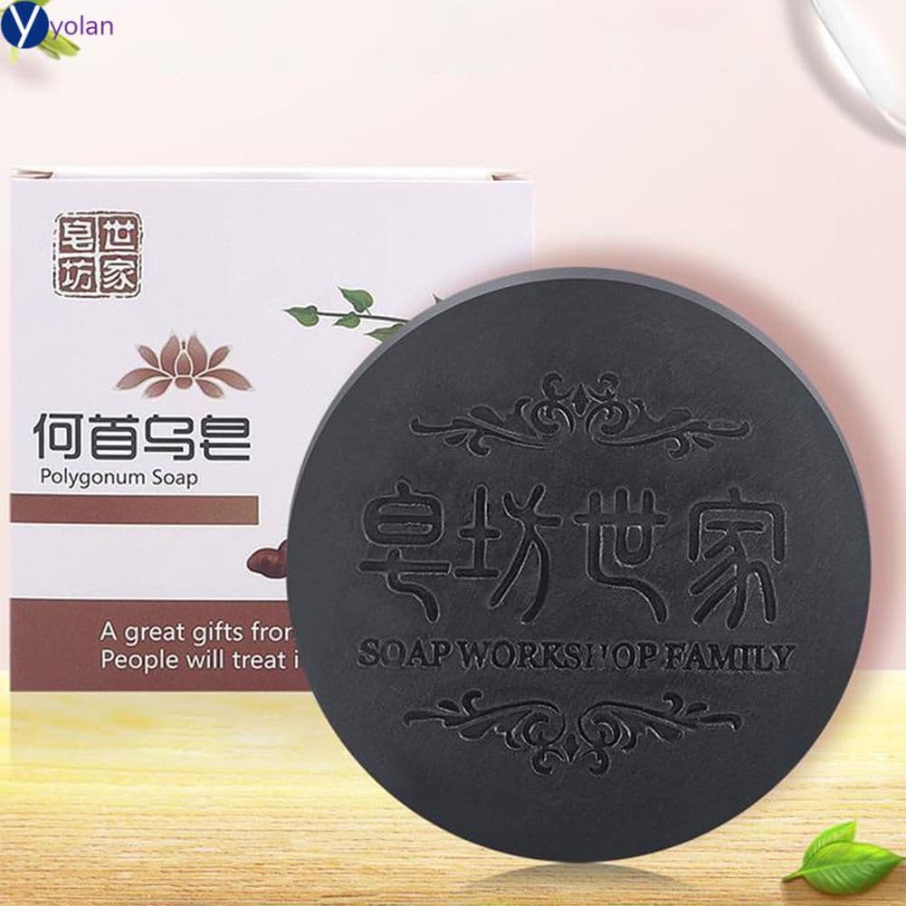 銆怓ast 24 Hours 锟斤拷 Polygonum Shampoo Soap Anti-Fall Shampoo Oil Control Essential Soap Multiflorum Soft Handmade Soap Smo