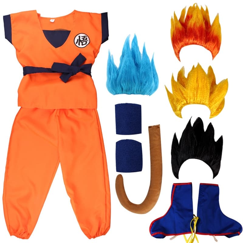 Traje De Halloween Dragon Ball Goku Fantasia Infantil Masculina De Tartaruga cosplay Anime Show De Festa