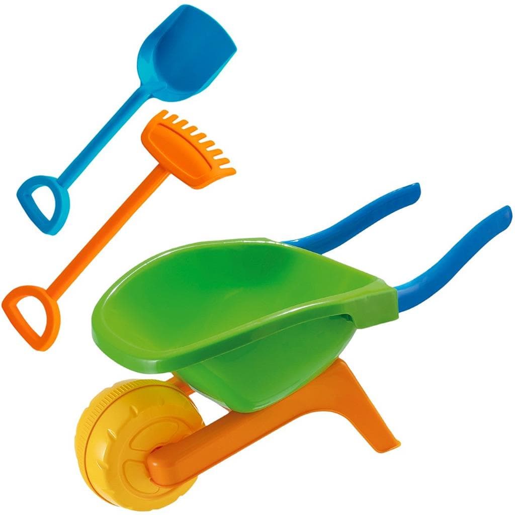 Carriola Brinquedo Infantil De Praia Com Rastelo Pa - Usual Brinquedos