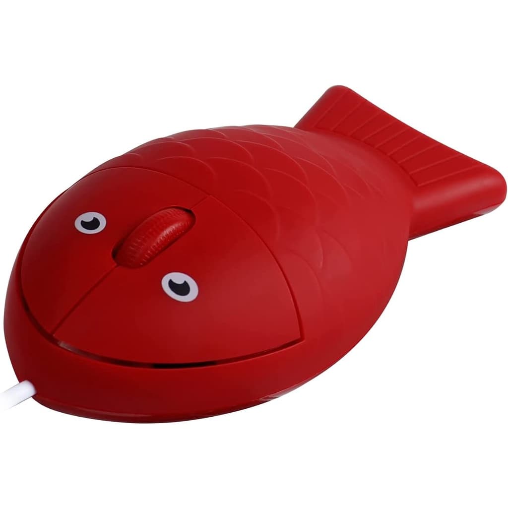Mouse Com Fio Pequeno Engraçado Formato De Peixe De Computador USB 1600DPI Para Laptop PC Notebook