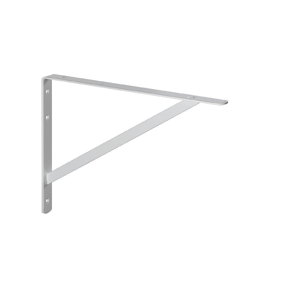 MFL 30 MÃO FRANCESA LEVE 30CM. Suporte em L (Mão Francesa) em aço carbono com 165x290mm. suporte para prateleira, cantoneira, gancho em L, mão franceza, suporte de parede para prateleira