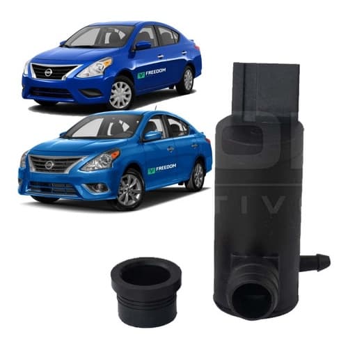 Nissan Versa 12V 1 Saída Bomba Esguicho Água Parabrisa 2011 a 2022 Novo