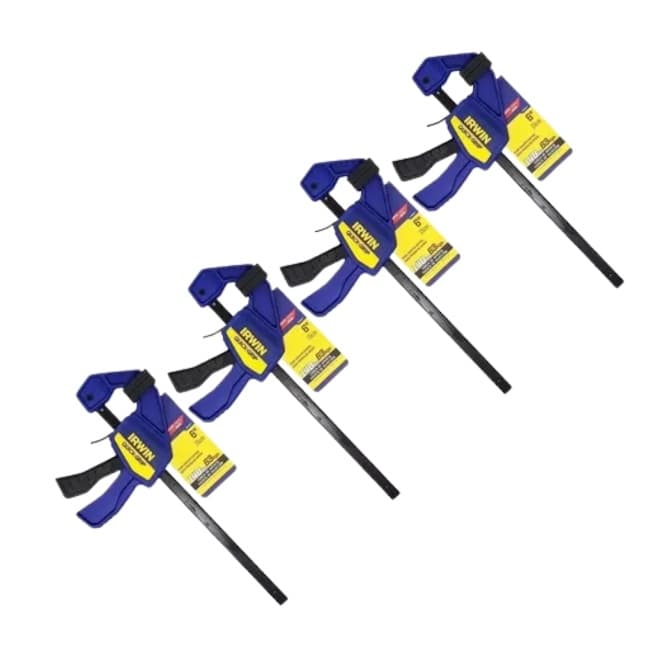 Kit 04 Grampo Rápido Marceneiro Quick-grip 6 Irwin 2006021