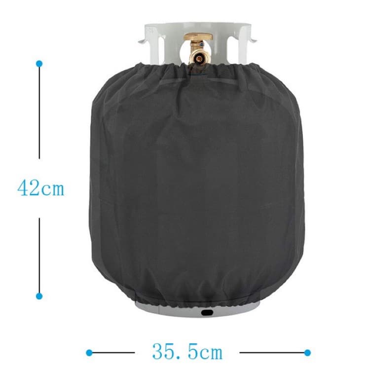 Amazon transfronteiriça oxford pano preto ao ar livre tampa do tanque de gás propano tampa do tanque
