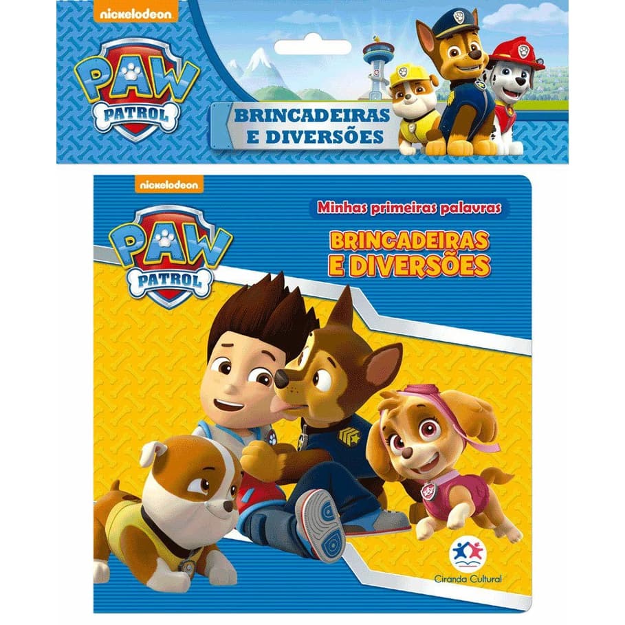 Livro Banho Patrulha Canina - Brincadeiras e diversões