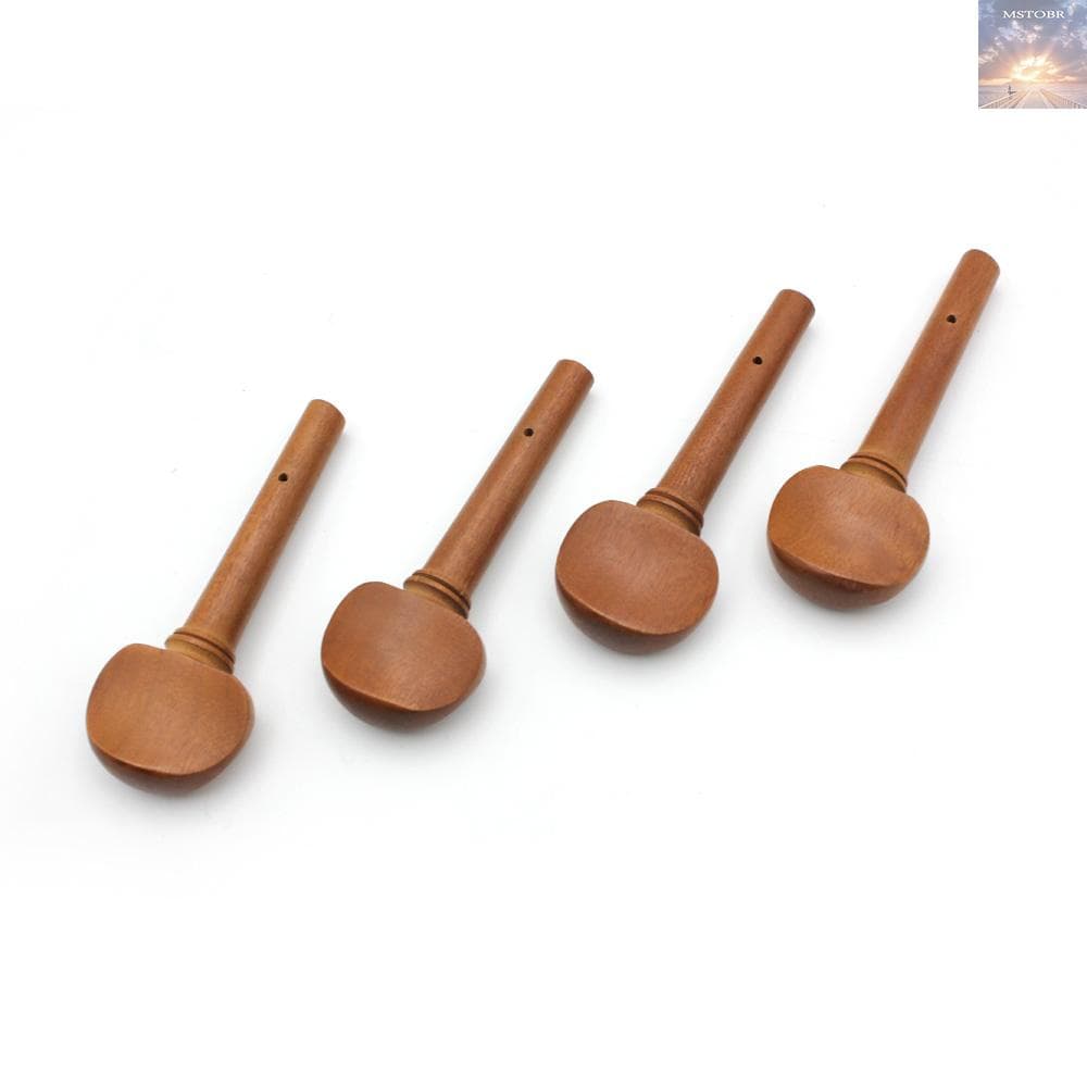 4pcs 4/4 Tamanho Violino Conjunto De Pinos De Afinação De Madeira Jujube Substituição Para De