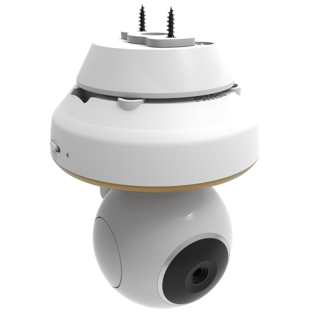 Suporte de Teto e Parede Compatível com Câmera Babá Eletrônica Motorola VM855 Wi-fi Branco