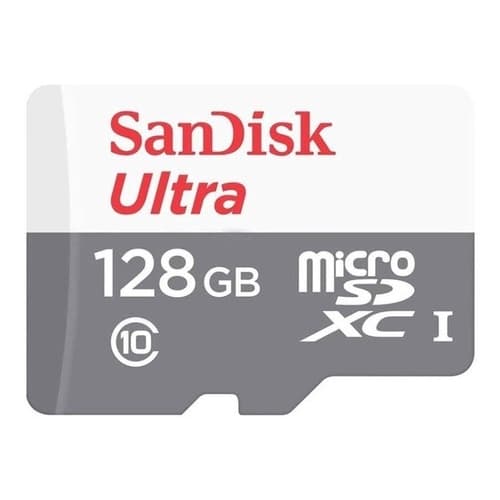 Cartão Memória Micro Sd Sandisk 128gb Classe 10 Ultra