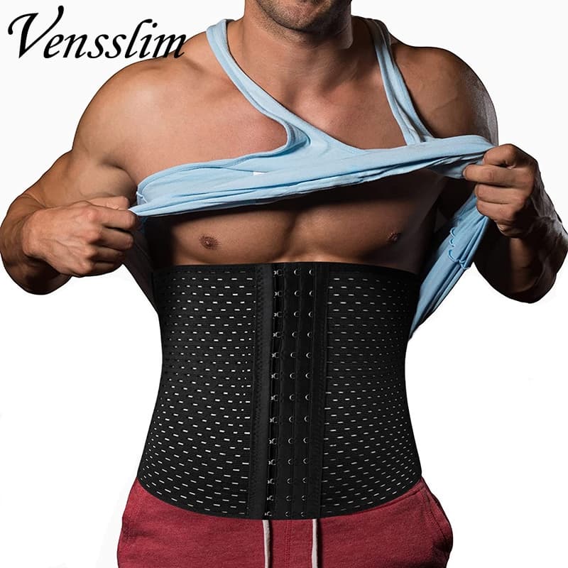 Venslim Emagrecimento Corpo Shaper Espartilho Masculino Cintura Trainer Barriga Trimmer Para Perda De Peso Abdômen Shape