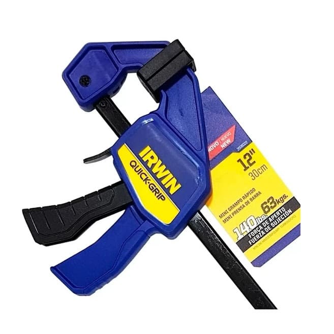 Grampo Sargento Aperto Rápido Irwin 30cm 63kg Original 2006022 Quick-Grip