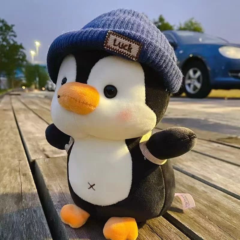 Mochila Pinguim Boneca Recheada Brinquedo De Pelúcia Pequeno Animal Recheado Presente Do Dia Das Crianças