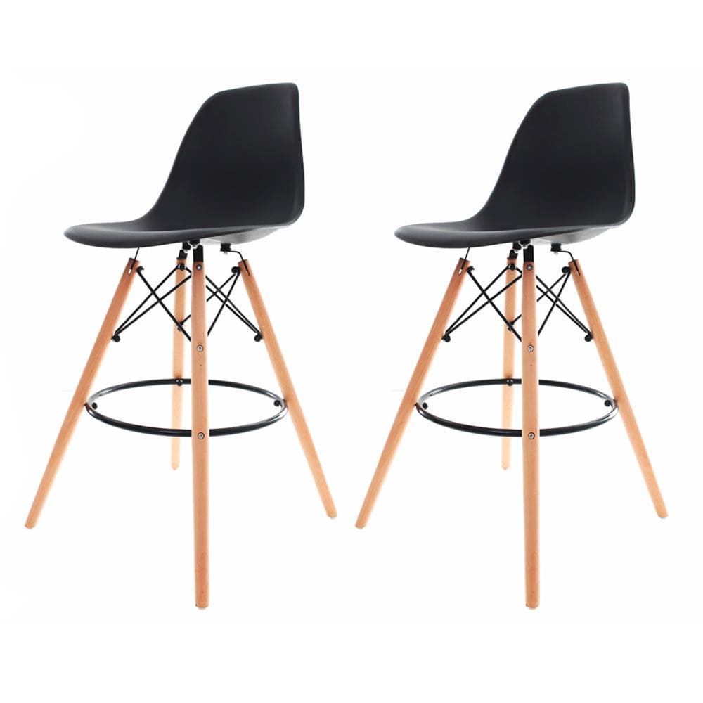 Kit 2 Banquetas Alta Charles Eames Eiffel