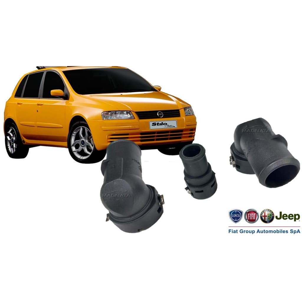 Kit 3 Conexão Bocal Engate Rápido Mangueira Radiador Stilo