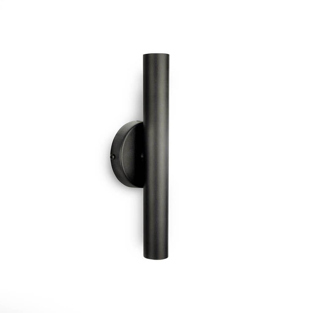 Arandela de Parede Foco Duplo Slim Palito - Preto