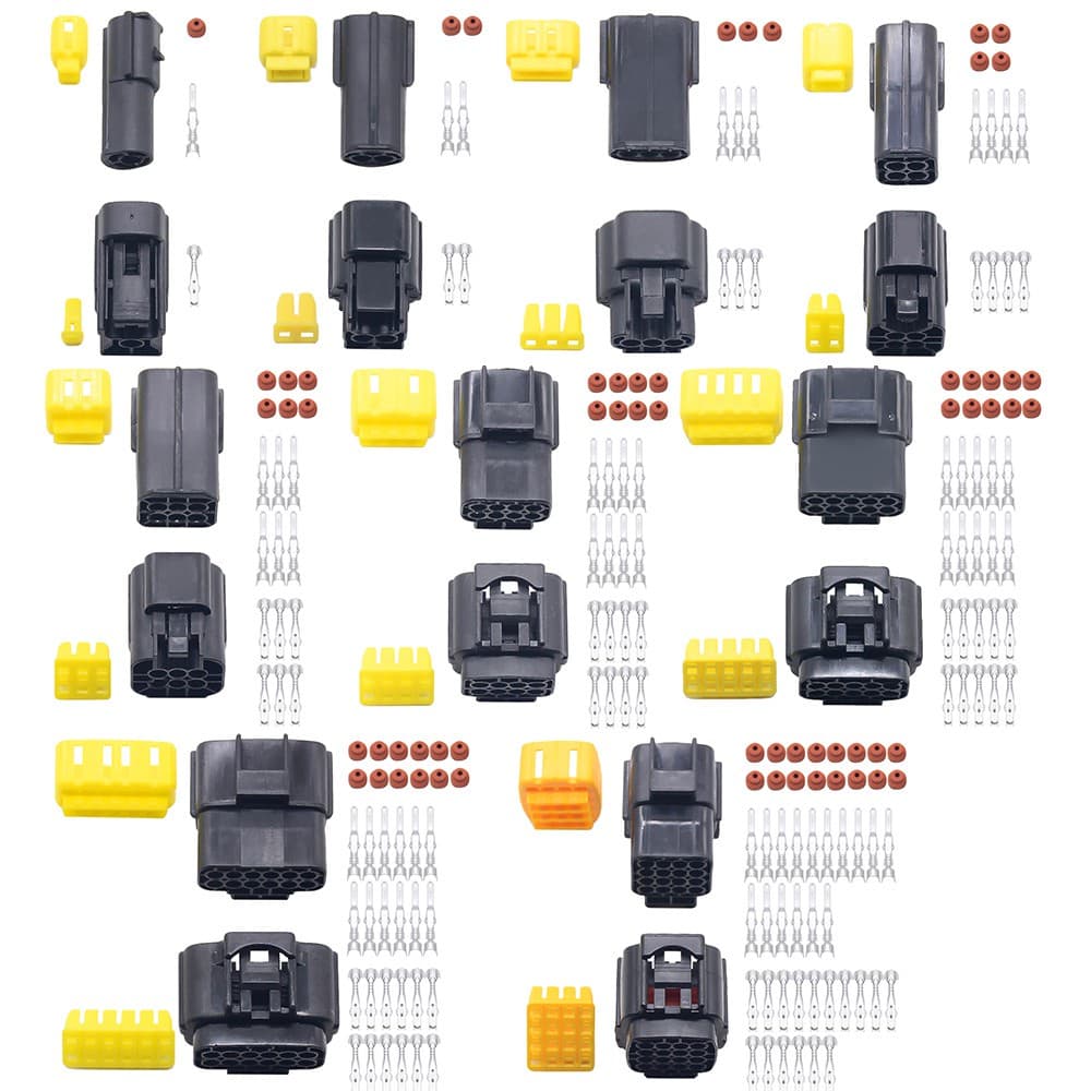 1 jogos 2/3/4/6/8/10 Caminho do pino Conector de fio impermeável Plug Carro Selado Conjunto Elétrico Truck conectar