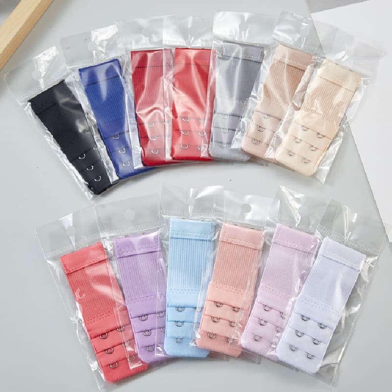 1/3/5pcs Fivela De Roupa Íntima Três Fileiras Duas Fivelas Extensão Do Soutien Gancho Expansor Acessórios