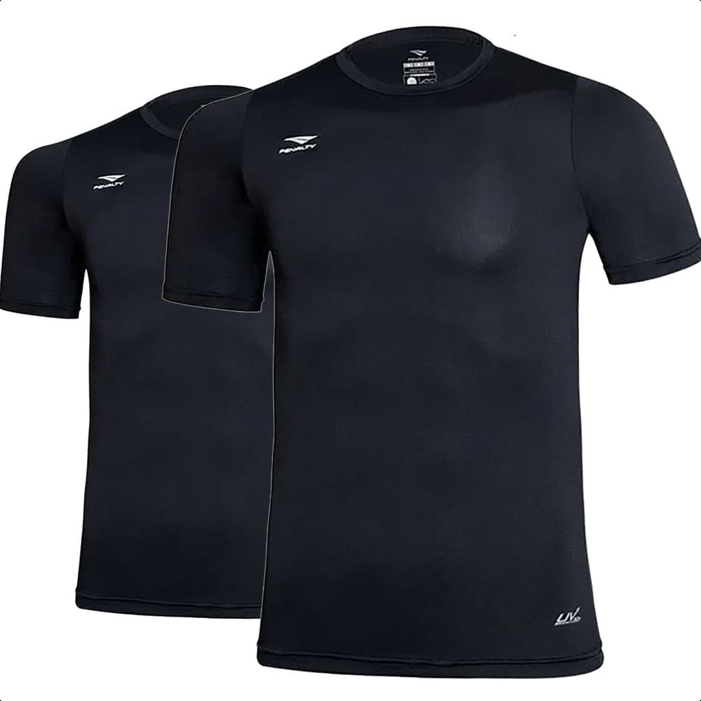 Camisa Térmica Penalty Matis Manga Curta - Kit com 2