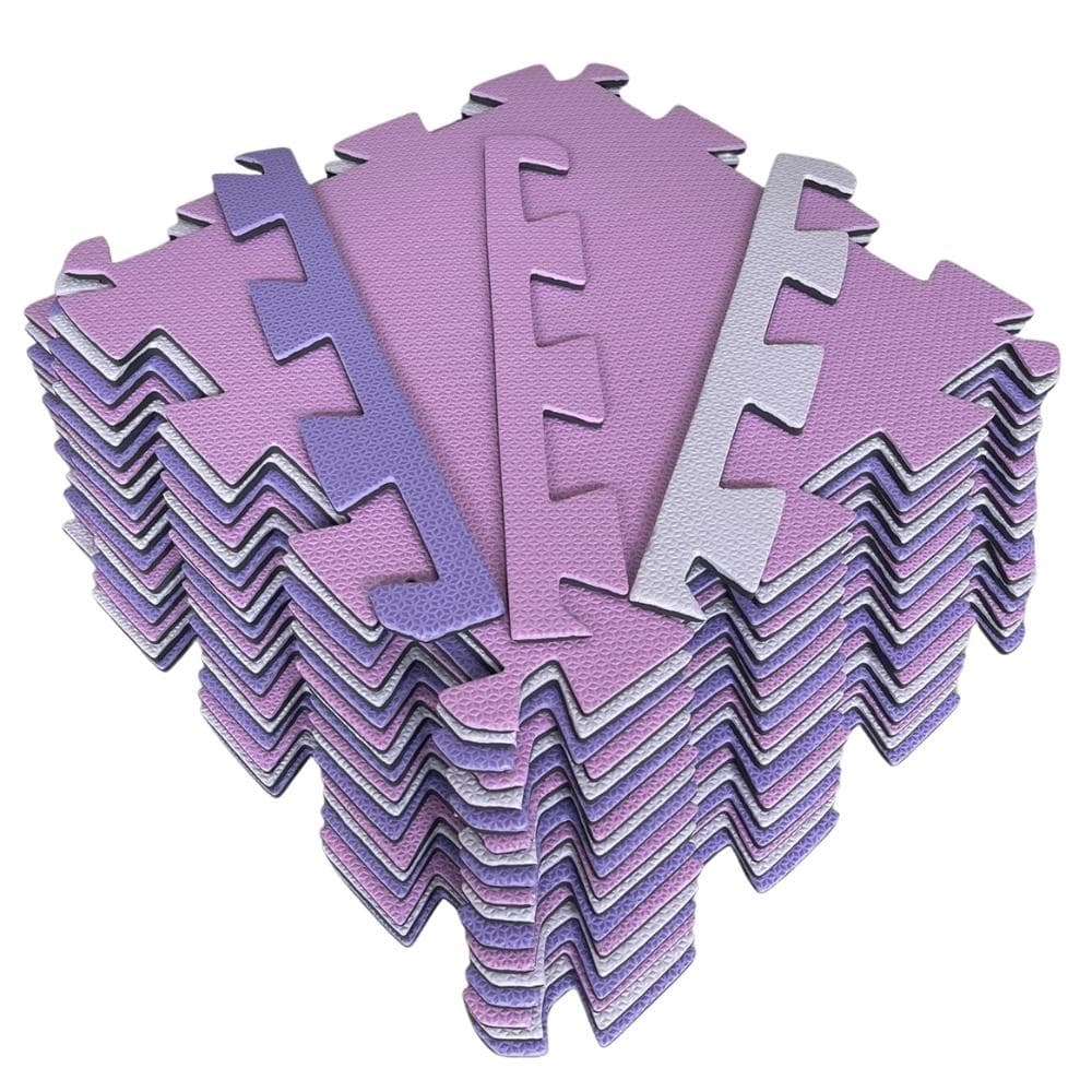 Kit 10 Tatames 50x50 10mm Feminino Economico