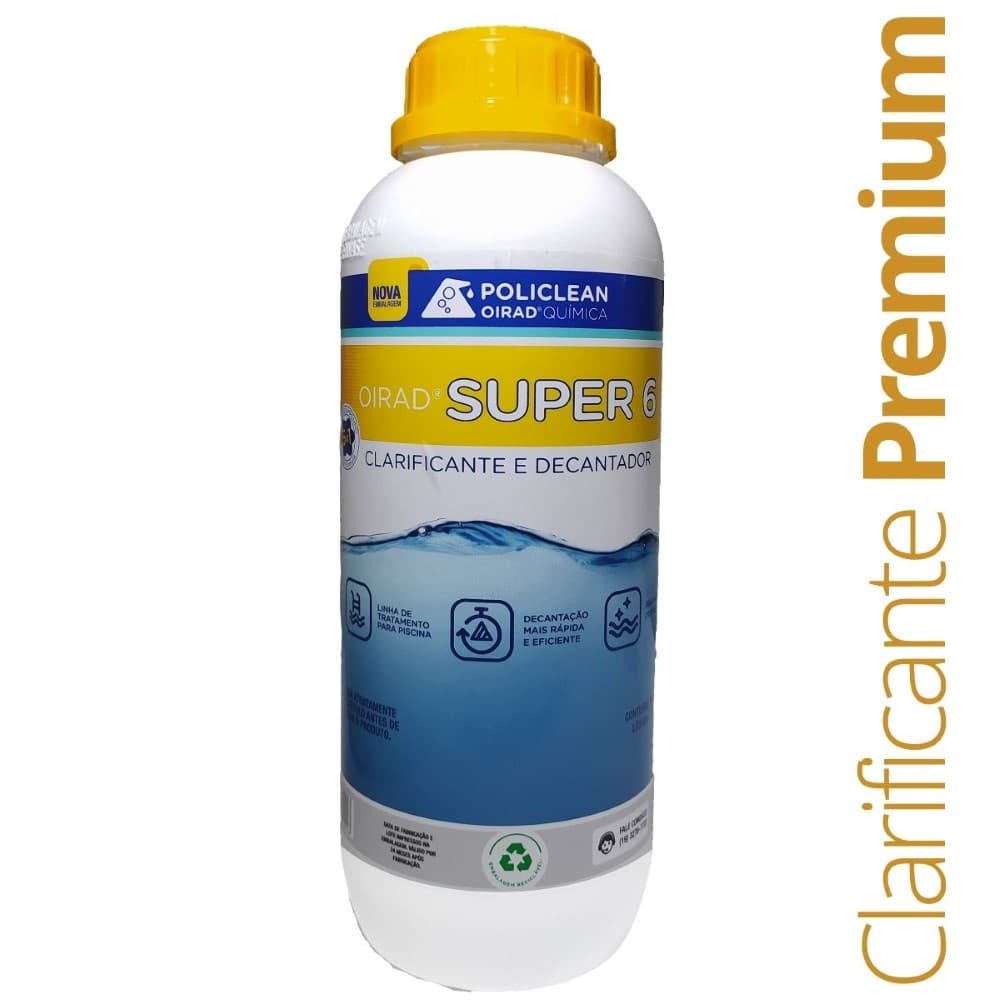 Oirad Super 6 | Clarificante Mais Eficaz Do Mercado Com Ação Mais Rápida 1 Litro