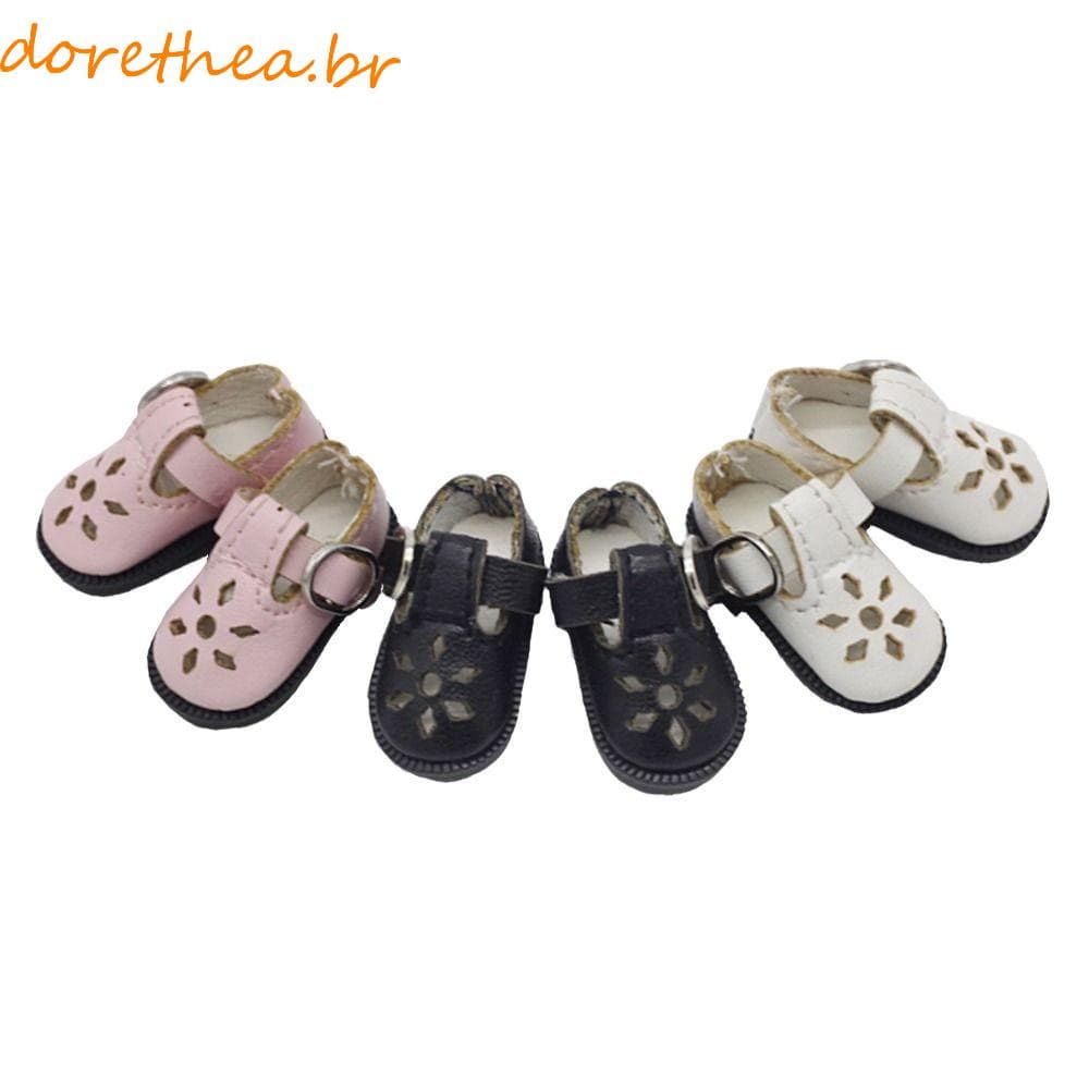 DORETHEA Mini Sapatos Casuais De Aniversário Para Crianças Bonecas De Couro Blythes Doll Toy Decorate Shoes