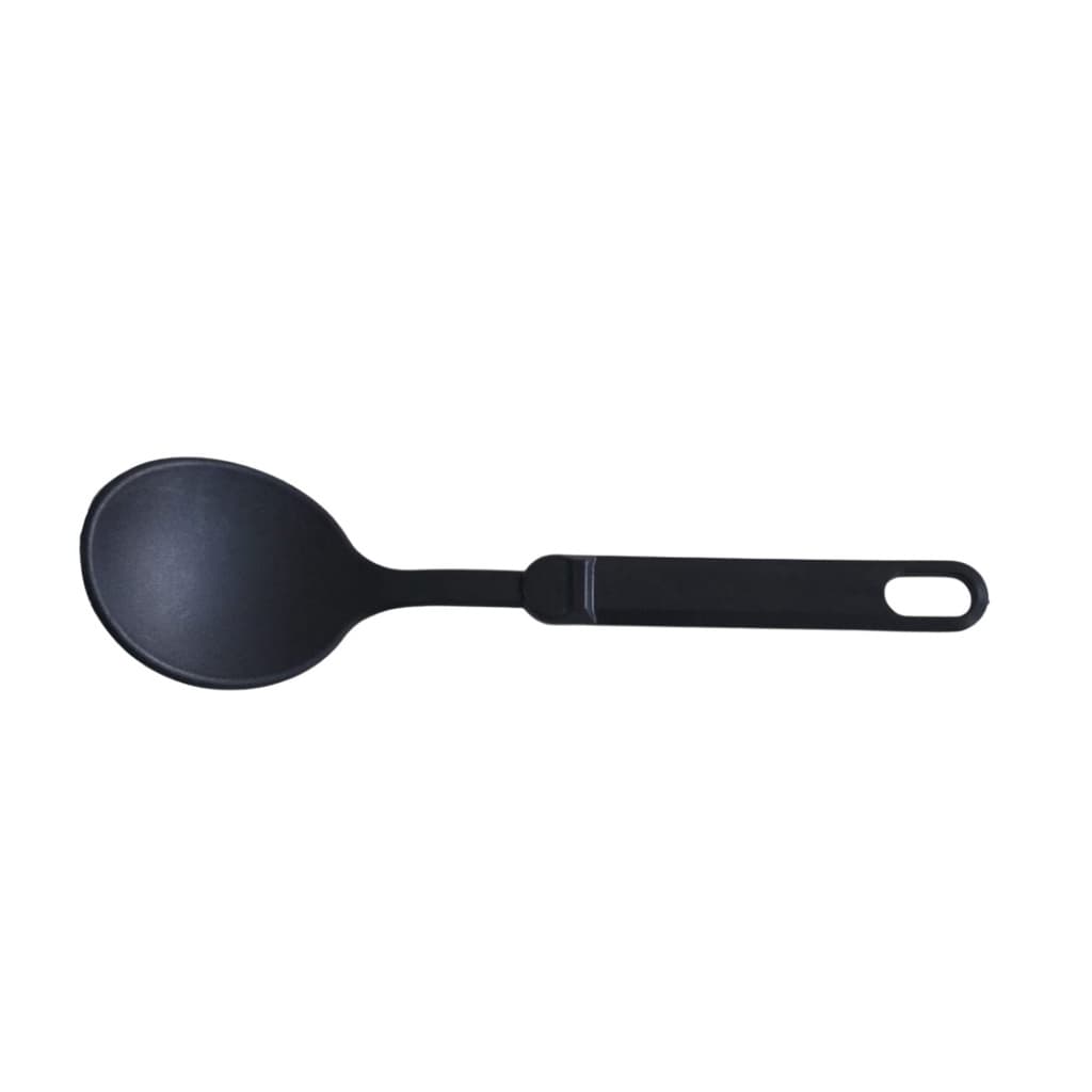 Colher De Arroz De Nylon Preta Para Cozinha