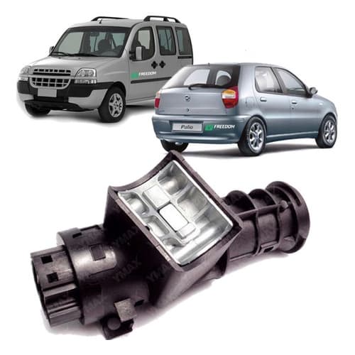Trava de Direção com Comutador 2001 a 2008 Fiat Doblo Idea Palio Strada 1.0 1.3 1.8 8V Novo