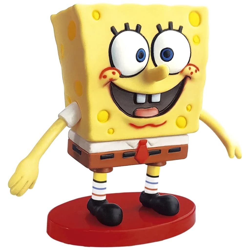 Boneco Colecionável Fandom Box com Expositor Bob Esponja